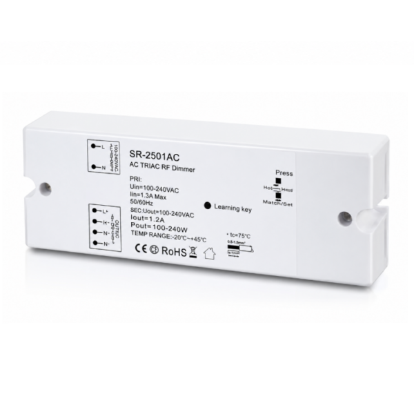 Interface 220V RF 2CH 240/576W (ref.3602500)