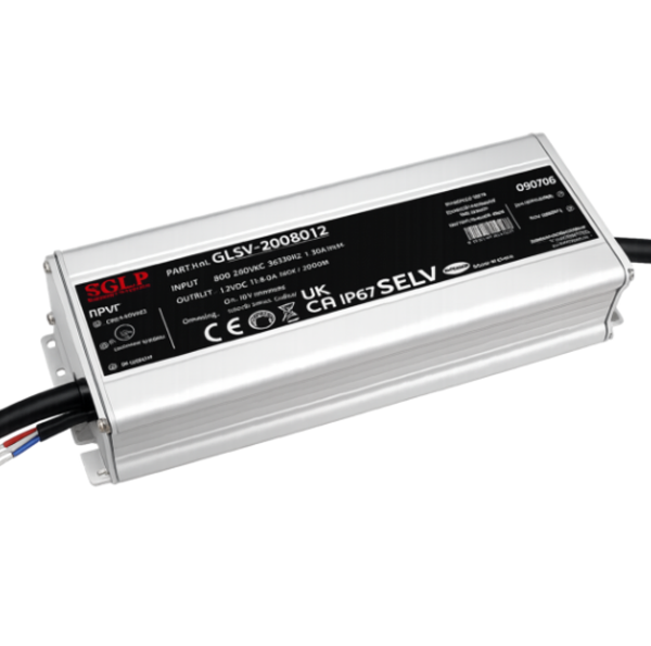 Transfo LED GV6 200W DC24V 8.3A IN200V IP67 (ref.8220124)